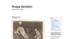 Desktop Screenshot of knappdaneben.net